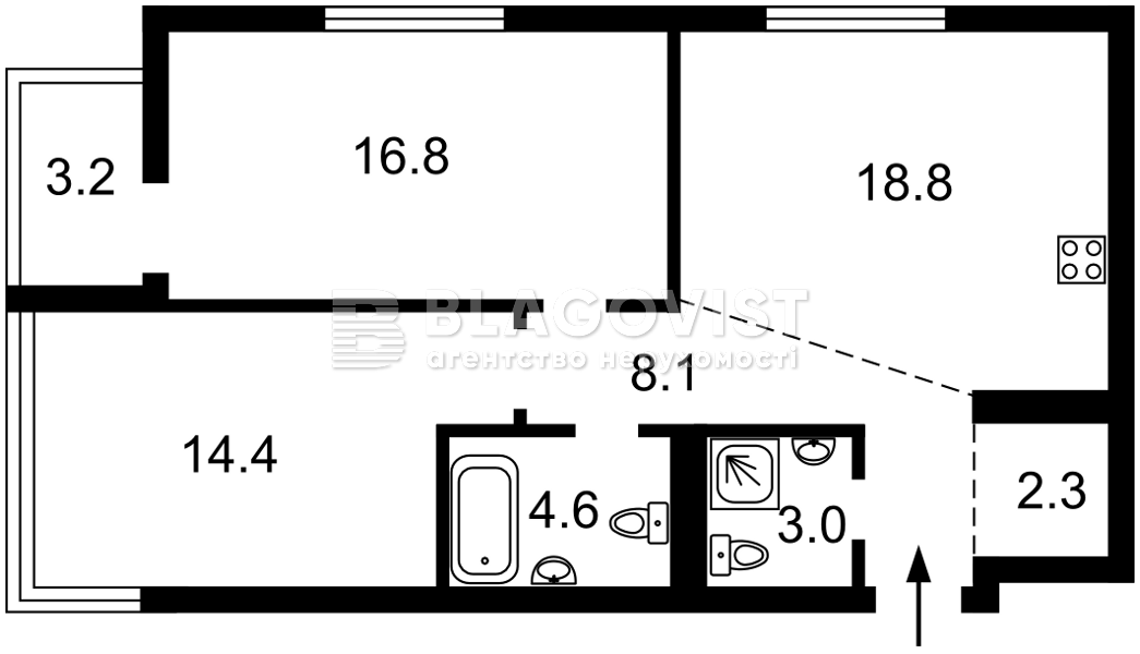 Квартира A-115274, Олеся Александра, 7, Киев - Фото 2