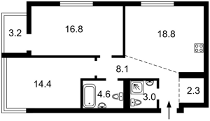 Квартира A-115274, Олеся Олександра, 7, Київ - Фото 2