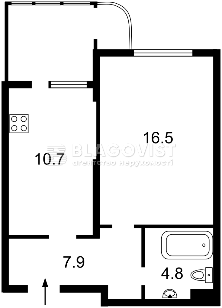 Квартира F-47874, Кондратюка Ю., 1, Київ - Фото 6