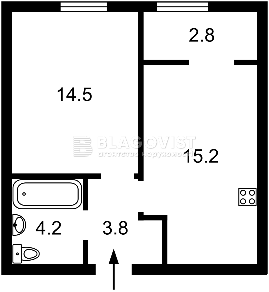 Квартира A-115093, Максимовича Михайла (Трутенка Онуфрія), 28е, Київ - Фото 7