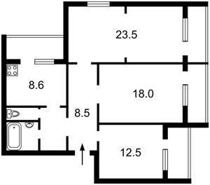 Квартира R-64988, Лисковская, 4, Киев - Фото 4