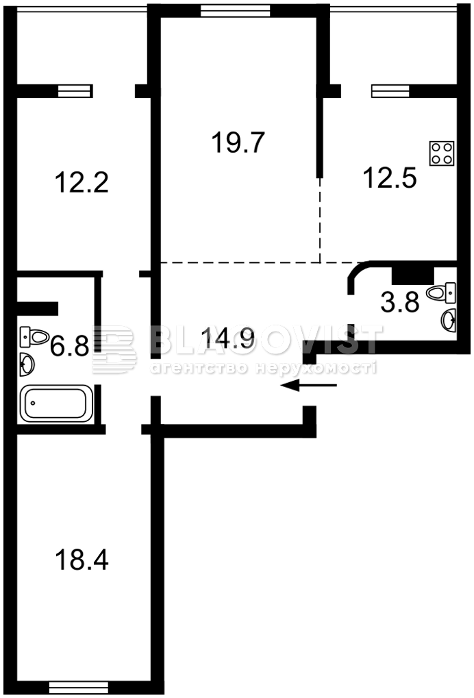 Квартира R-71048, Ревуцкого, 5, Киев - Фото 6