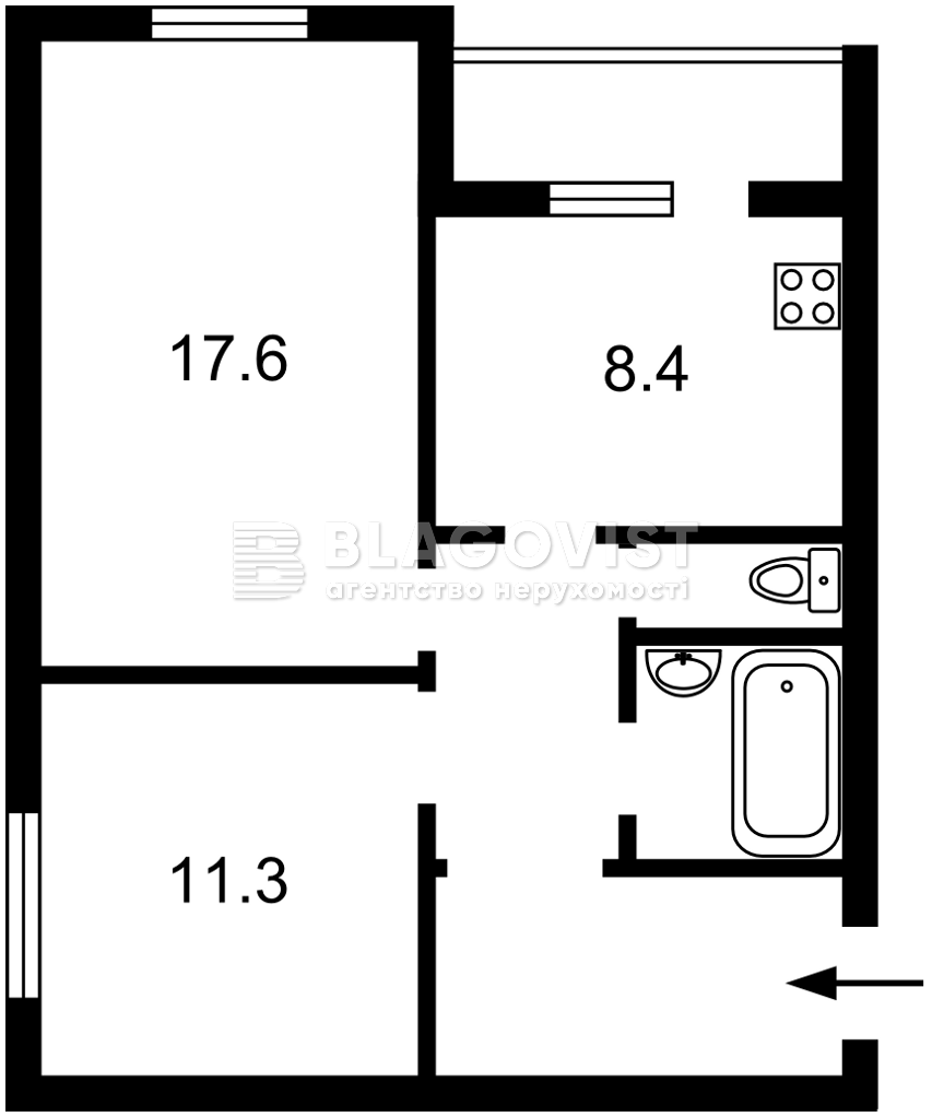 Квартира D-39938, Чорновола Вячеслава, 14, Київ - Фото 4