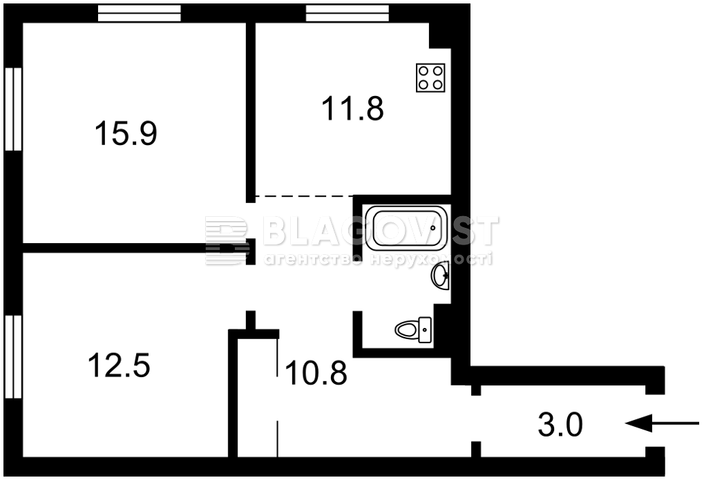 Квартира R-71424, Луценко Дмитрия, 8, Киев - Фото 7