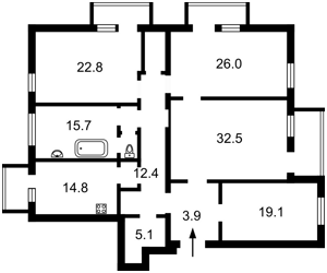 Квартира F-47886, Городецького Архітектора, 17/1, Київ - Фото 4