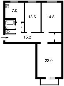 Квартира F-47887, М.Житомирська, 10, Київ - Фото 6