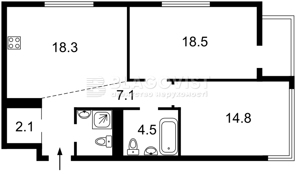 Квартира R-67649, Олеся Олександра, 3, Київ - Фото 4