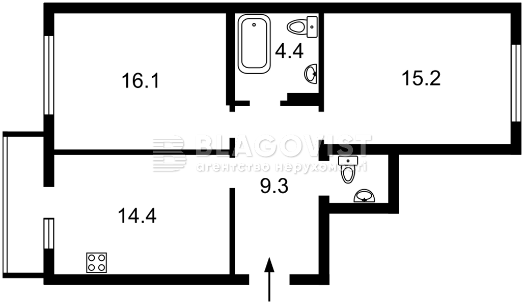 Квартира R-71934, Метрологічна, 58, Київ - Фото 3