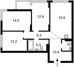 Квартира R-72235, Крістерів родини, 14б, Київ - Фото 2