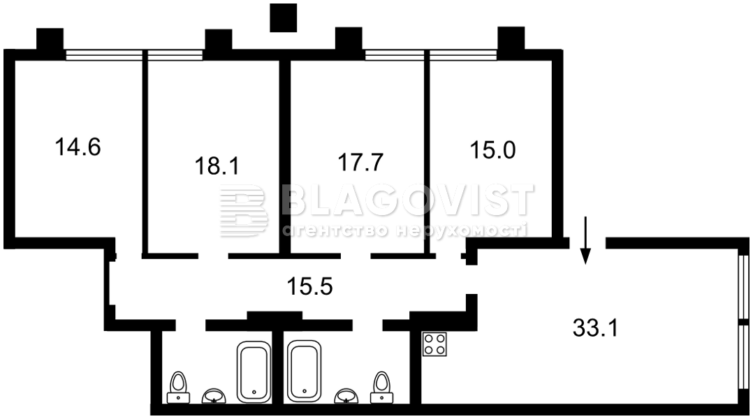 Квартира R-72358, Краківська, 27, Київ - Фото 5