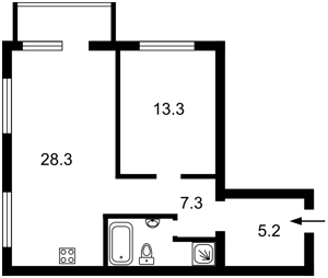 Квартира R-71741, Максимовича Михаила (Трутенко Онуфрия), 24б, Киев - Фото 5