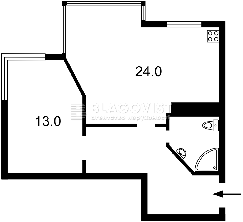 Квартира D-40021, Петрицкого Анатолия, 21а, Киев - Фото 2