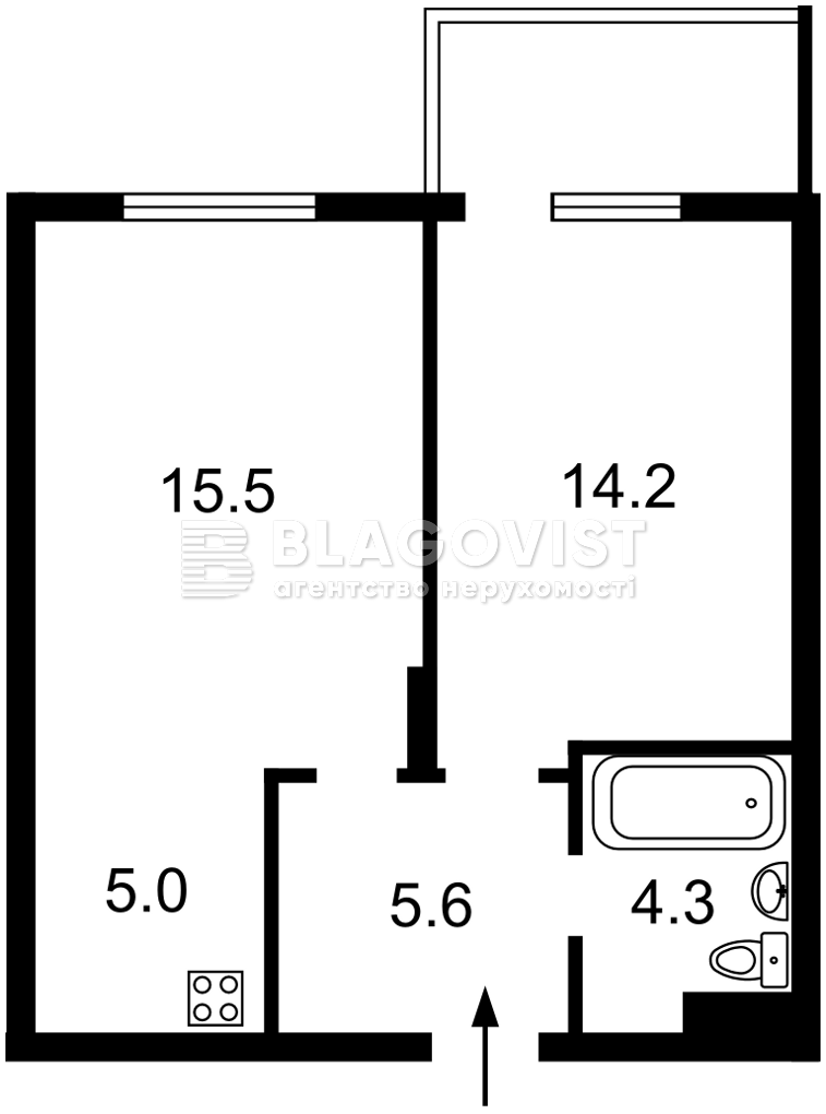 Квартира A-115265, Васильковская, 37г, Киев - Фото 3