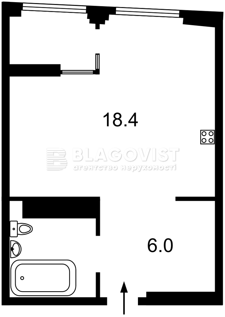 Квартира A-115310, Котарбинского Вильгельма (Кравченко Н.), 24, Киев - Фото 6