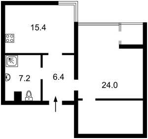 Квартира P-32717, Здановской Юлии (Ломоносова), 71г, Киев - Фото 4