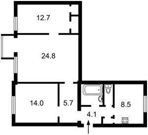 Квартира P-32716, Ильенко Юрия (Мельникова), 10, Киев - Фото 2