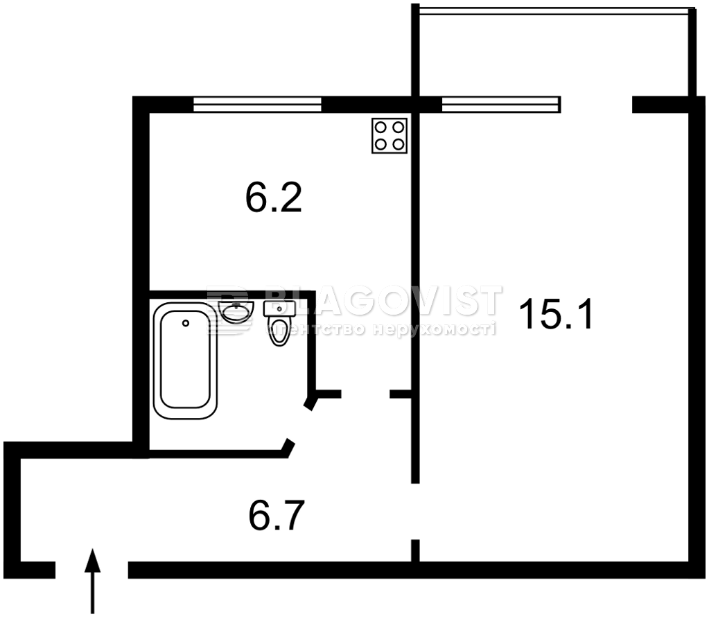 Квартира D-40022, Шолом-Алейхема, 16, Киев - Фото 3