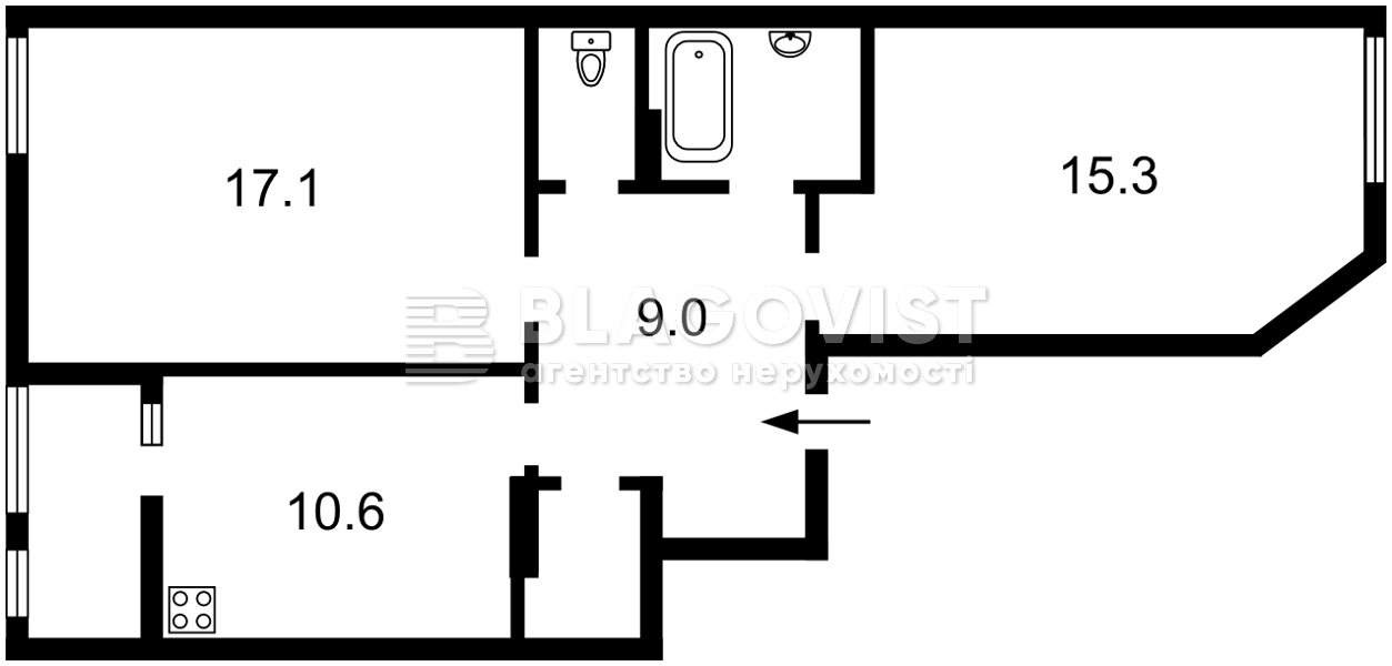 Квартира Q-4165, Регенераторная, 4 корпус 14, Киев - Фото 3