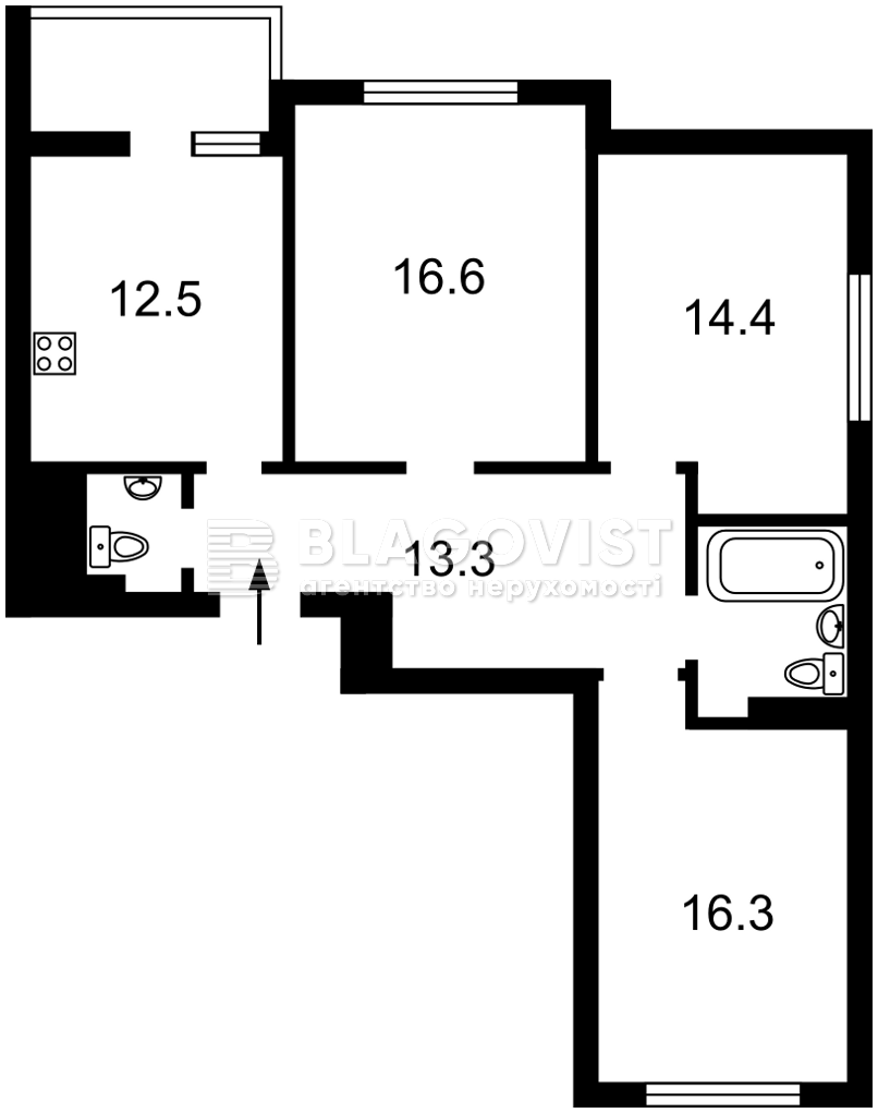 Квартира Q-3909, Заболотного Академика, 15г, Киев - Фото 5