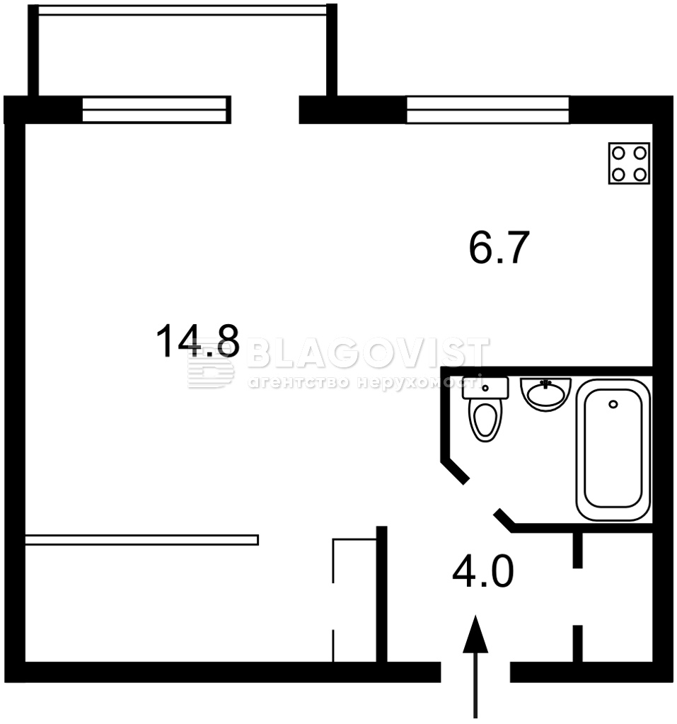 Квартира A-115327, Гоголевская, 29, Киев - Фото 3