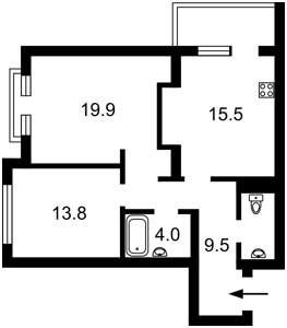 Apartment D-40042, Abolmasova Andriia (Panelna), 4а, Kyiv - Photo 3