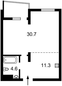 Apartment F-47918, Malanyuka Evgena (Sahaidaka Stepana), 101 корпус 28, Kyiv - Photo 2