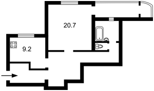 Apartment D-40045, Konys'koho Oleksandra (Turhenievs'ka), 29/33, Kyiv - Photo 6