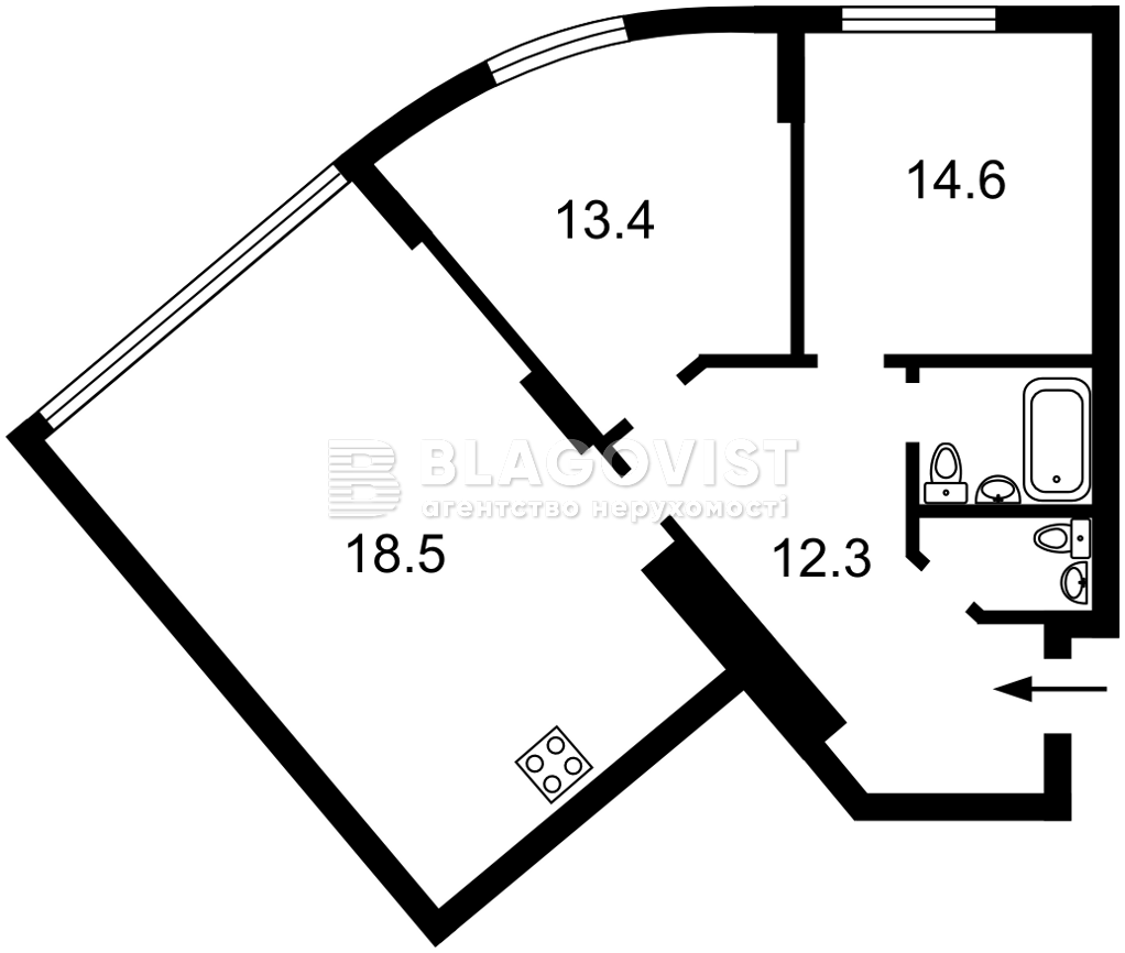 Квартира Q-4400, Воскресенская, 2а корпус 2, Киев - Фото 3