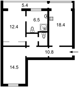 Квартира A-115335, Русанівська наб., 10/1, Київ - Фото 2