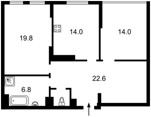 Квартира F-47910, Ахматовой, 13г, Киев - Фото 5