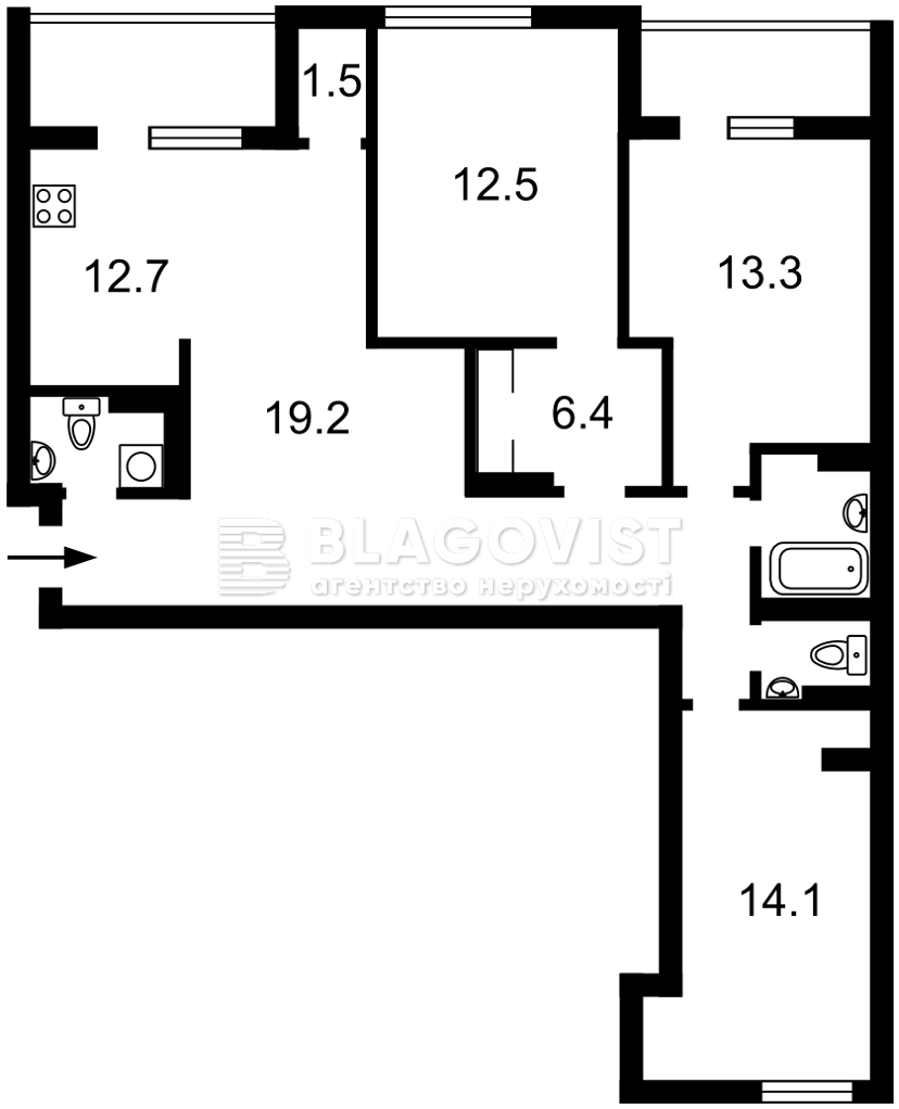 Квартира D-40054, Рижская, 73г, Киев - Фото 7