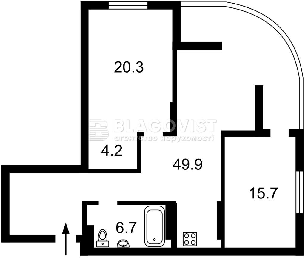 Квартира Q-4745, Кондратюка Юрия, 7, Киев - Фото 5