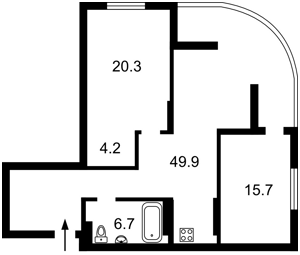 Квартира Q-4745, Кондратюка Юрия, 7, Киев - Фото 5