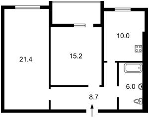 Apartment F-47929, Pivdenna, 7, Sofiivska Borshchahivka - Photo 4