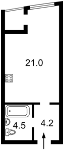 Квартира Q-4544, Каховська (Микільська Слобідка), 62а, Київ - Фото 7