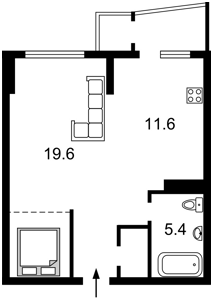 Квартира R-63295, Поправки Юрія (Лебедєва Миколи), 4/39а, Київ - Фото 6