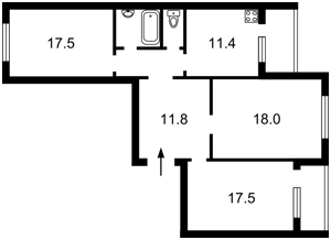 Квартира R-68732, Данченко Сергея, 5, Киев - Фото 3