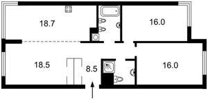 Квартира Q-4742, Юнацька (Жуляни), 19, Київ - Фото 4