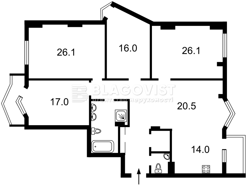 Квартира D-40046, Липкивского Василия (Урицкого), 18, Киев - Фото 6