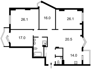 Квартира D-40046, Липкивского Василия (Урицкого), 18, Киев - Фото 6