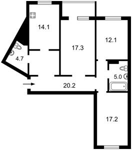 Квартира D-40085, Урловская, 34, Киев - Фото 6