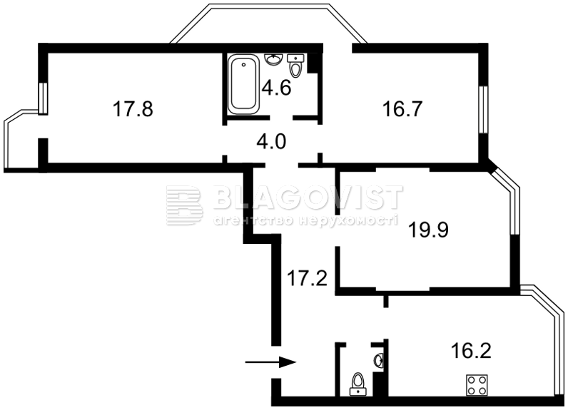 Квартира Q-5501, Рудницкого Степана (Вильямса Академика), 3а, Киев - Фото 5