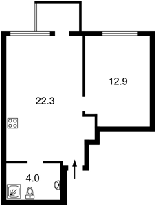 Квартира Q-4011, Осокорская, 2а, Киев - Фото 8