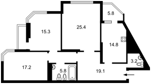 Квартира D-40089, Срибнокильская, 22, Киев - Фото 3