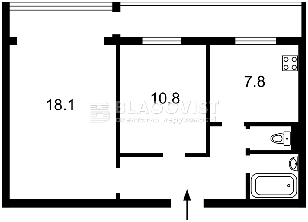 Квартира D-40092, Энтузиастов, 21, Киев - Фото 3