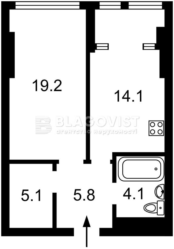 Квартира A-115331, Берестейський просп. (Перемоги просп.), 11 корпус 1, Київ - Фото 11