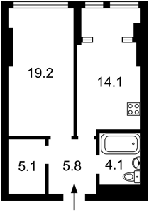 Квартира A-115331, Берестейський просп. (Перемоги просп.), 11 корпус 1, Київ - Фото 11