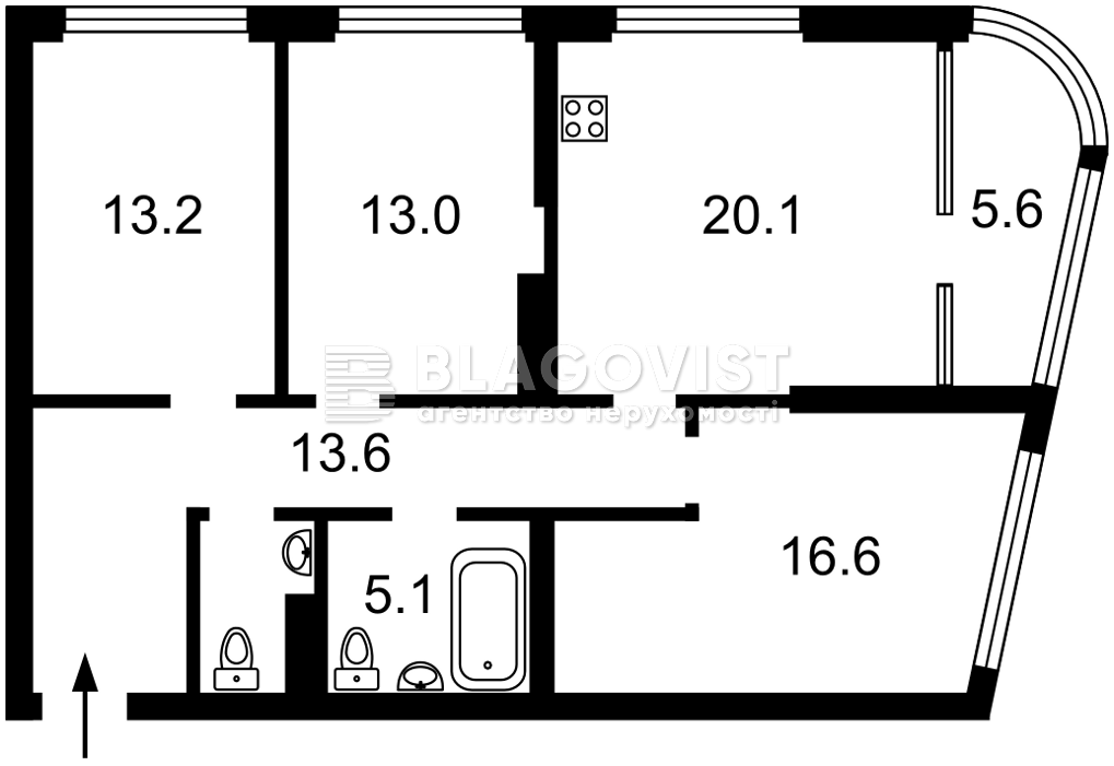 Квартира R-68804, Дніпровська наб., 15ж, Київ - Фото 3