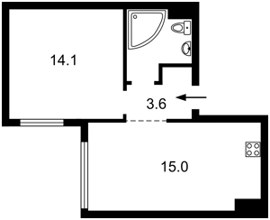 Квартира F-47955, Дніпровська наб., 16г, Київ - Фото 6