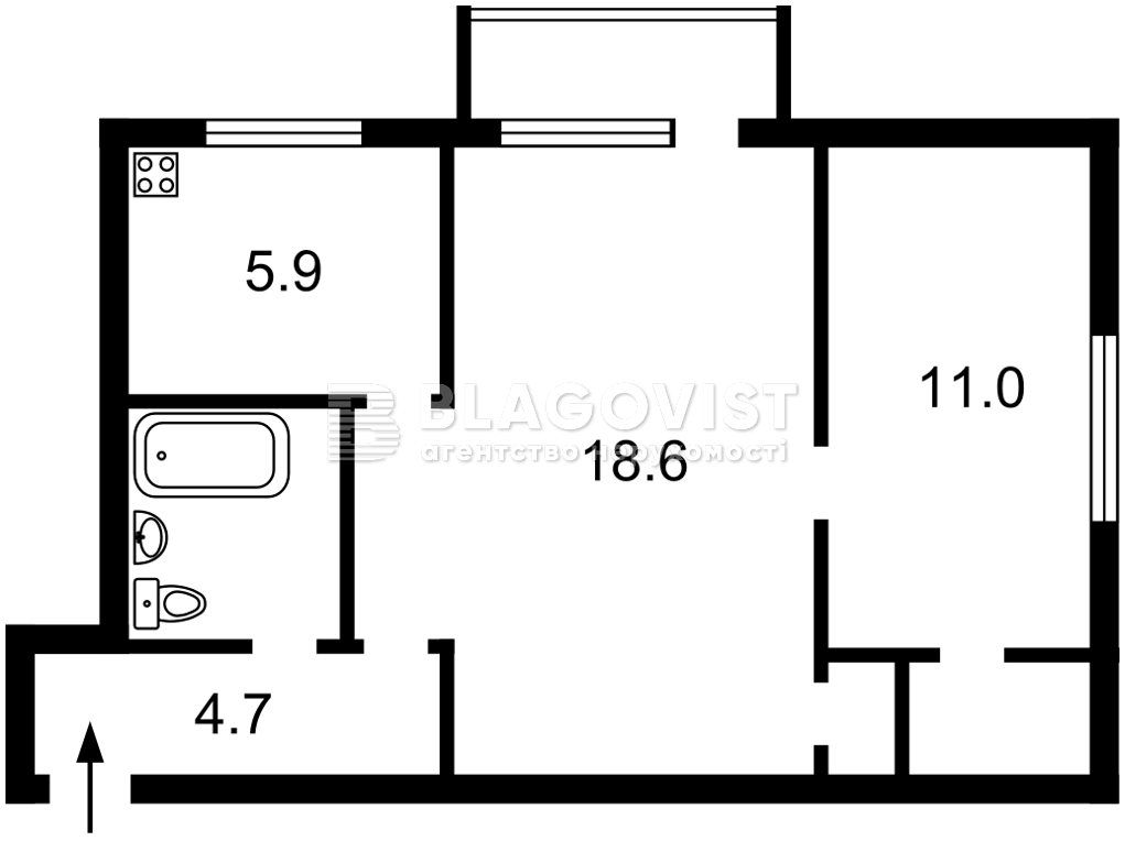 Квартира D-40116, Литвинского Юрия (Российская), 44, Киев - Фото 3